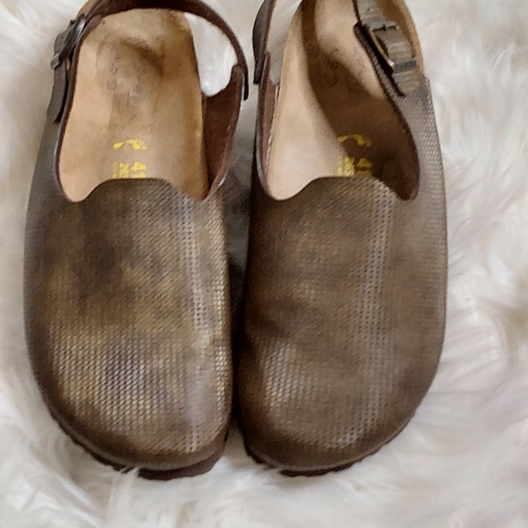 Birkenstock Shimmer Brown camo Mules - Picture 3 of 12